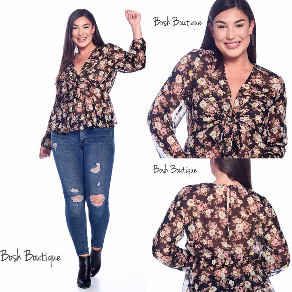 Floral Print Blouse